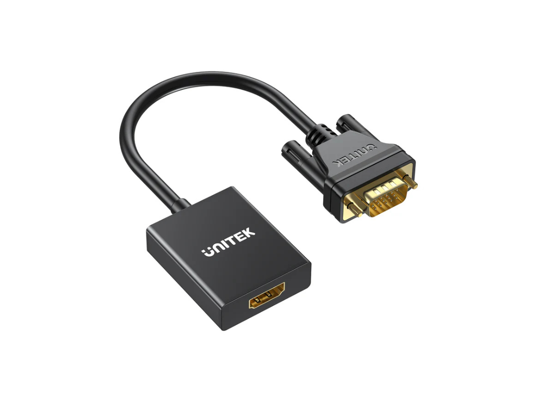 Unitek VGA to HDMI Adapter - 1080p HD Resolution | Qatar