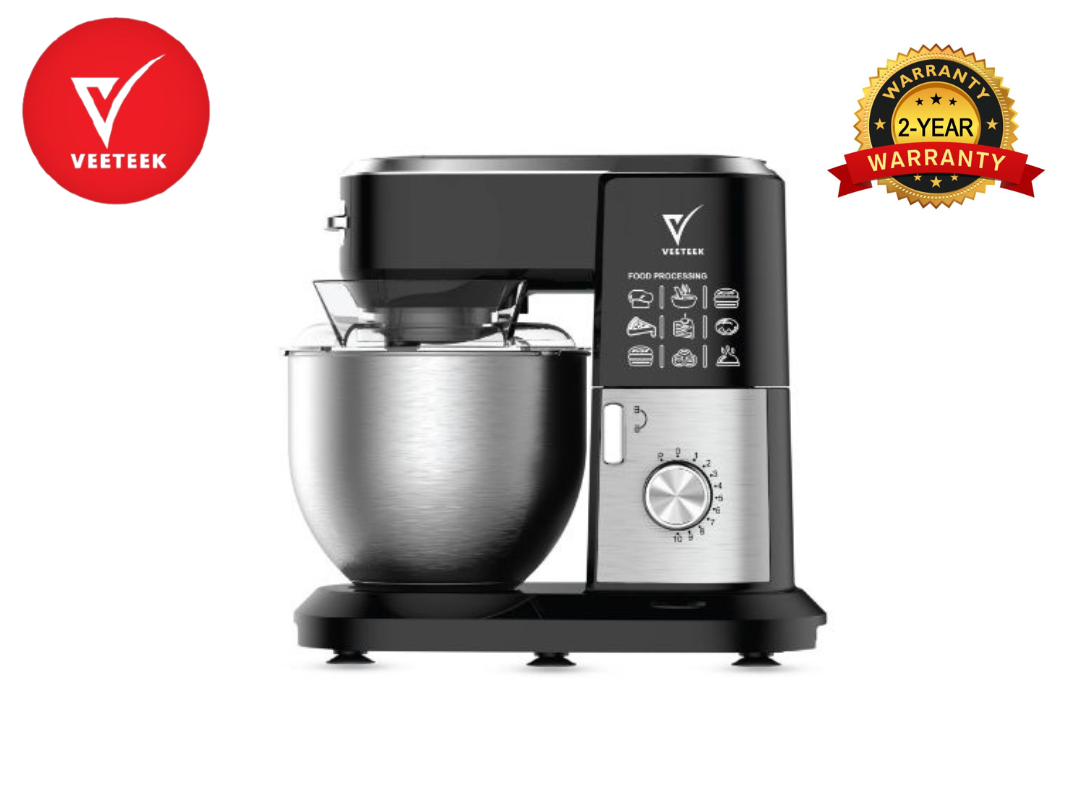 VEETEEK 6L Kitchen Stand Mixer 1000W, KM6003B-CB