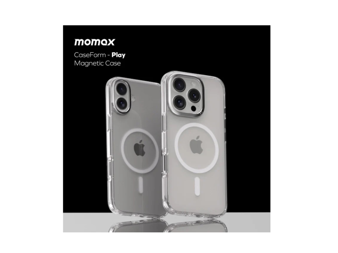 Buy Momax CaseForm Play iPhone 16 Pro Max Clear Case with MagSafe in Qatar