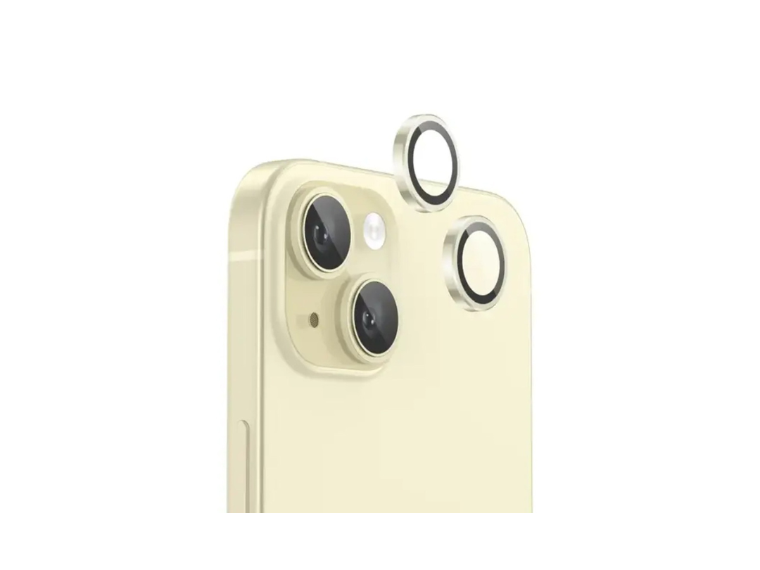 Buy Green Lion iPhone 15/15 Plus HD Plus Camera Lens - Light Yellow in Qatar