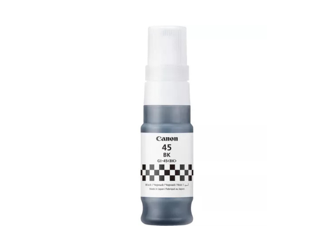 Canon GI-45 Black Ink Bottle - 70ml | Print Up to 3,000 Pages | Qatar