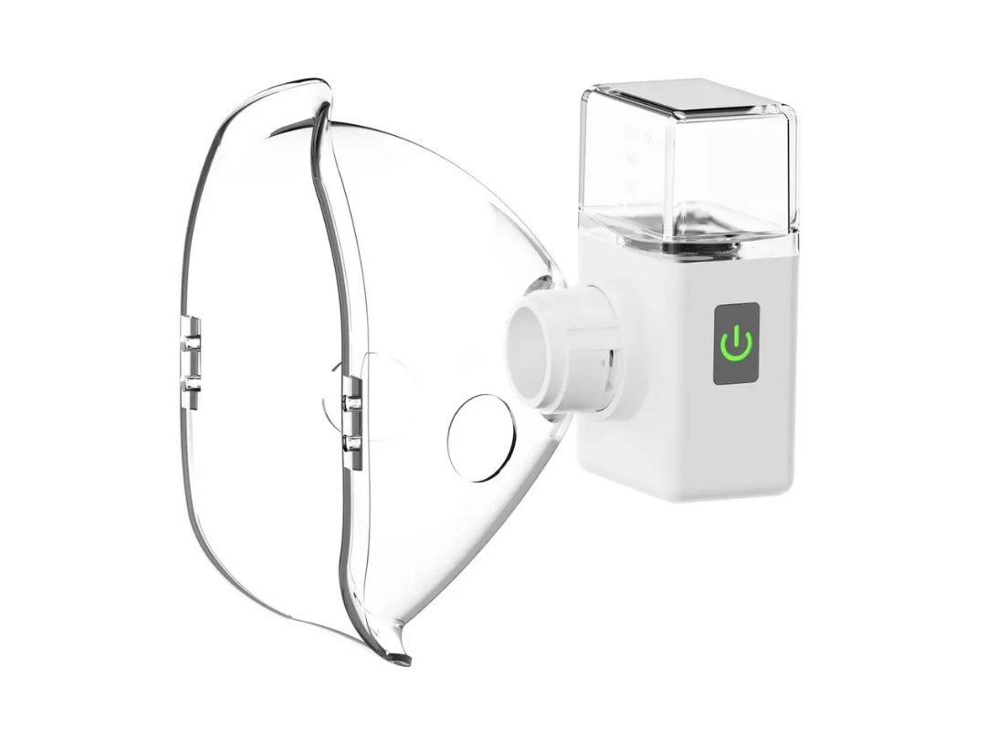 Buy Green Lion Mini Nebulizer – White | Portable Inhaler in Qatar