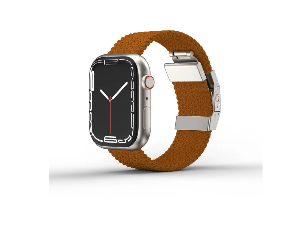 AmazingThing Titan Weave Band for Apple Watch 45/44/42mm - Brown