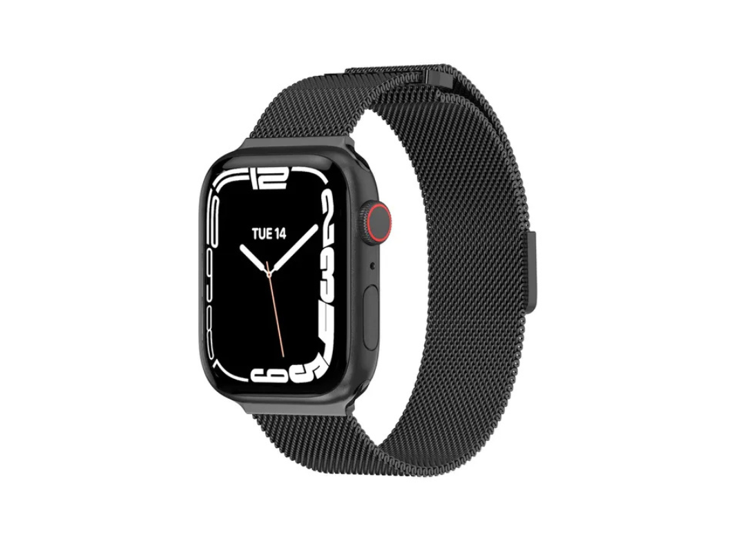 SwitchEasy 2022 Mesh Stainless Steel Watch Loop for Apple Watch - Black