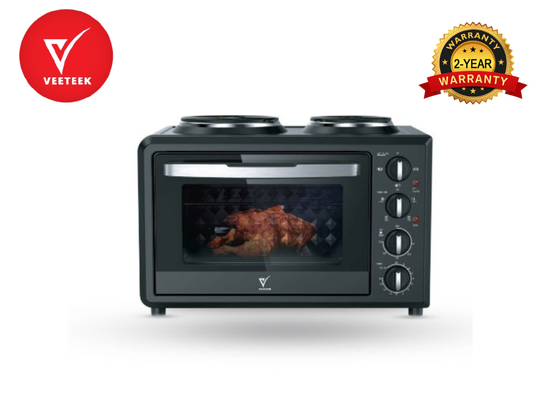 VEETEEK Air Fryer Toaster Oven, 32 Ltr, 6 Slices, Pizza 12 Inches