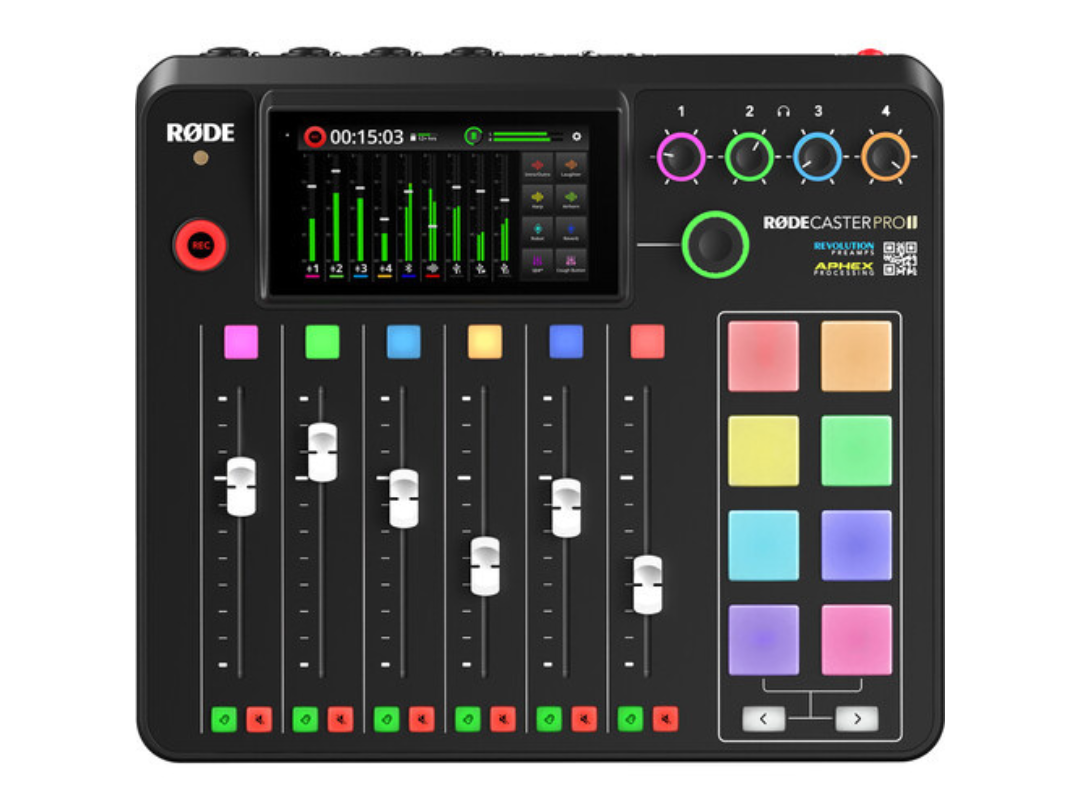 استوديو إنتاج الصوت المتكامل RODE Caster Pro II