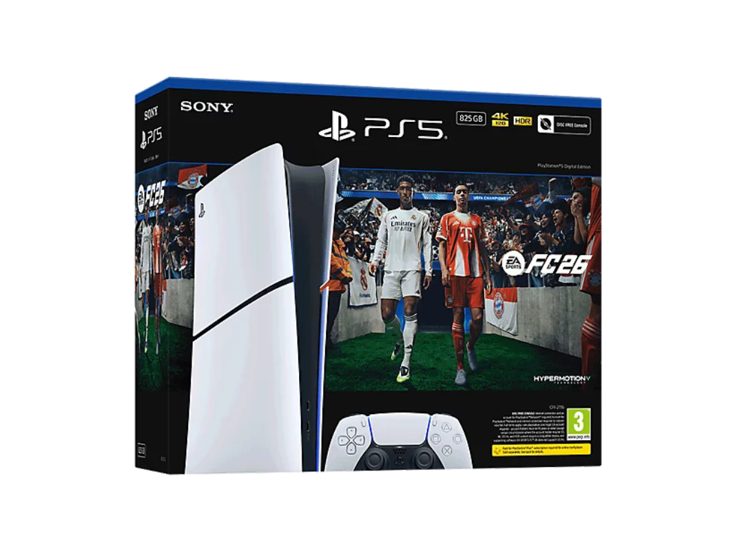 Sony PlayStation 5 PS5 Digital Edition Console 825 GB - EA SPORTS FC 26 Bundle
