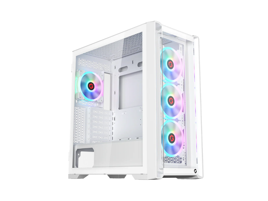 Buy GAMEON Vortex Arctic Mid-Tower Gaming Case – White |in Qatar