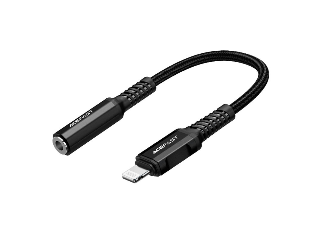 ACEFAST C1-05 Lightning to 3.5mm Audio Cable, MFI Certified - 0.18m