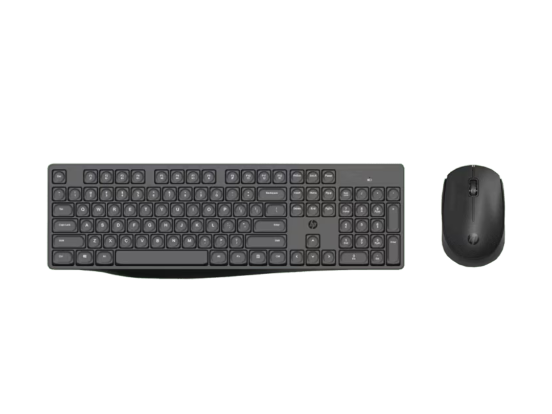 HP CS10 Wireless Keyboard & Mouse Combo, Ergonomic Design and Silent Typing Keys Eng-Ara Layout | 6NY40PA-EA