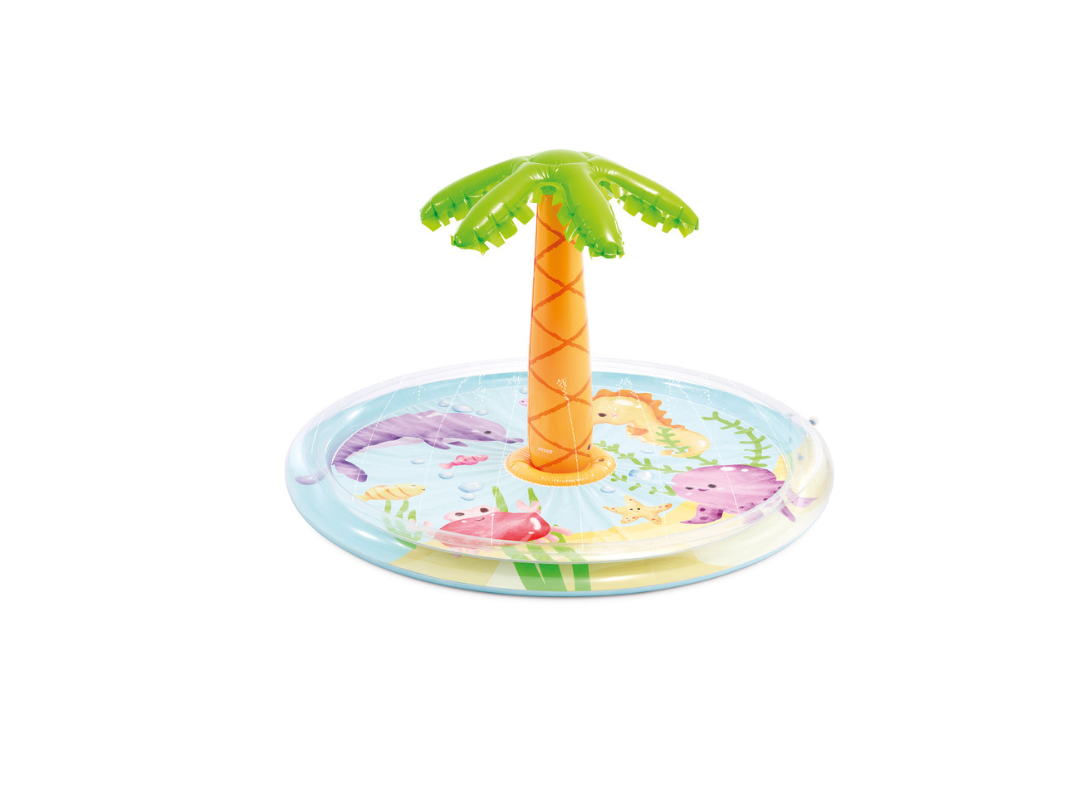 Buy Intex Palm Tree Spray Kiddie Pool – Tropical Fun | in Qatar
