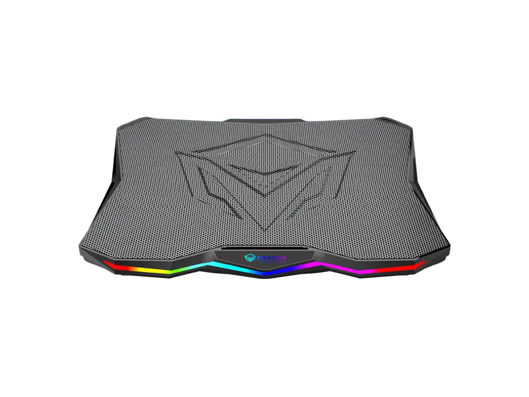 Meetion MT‑CP4040 RGB Laptop Cooling Pad – Adjustable Stand Qatar