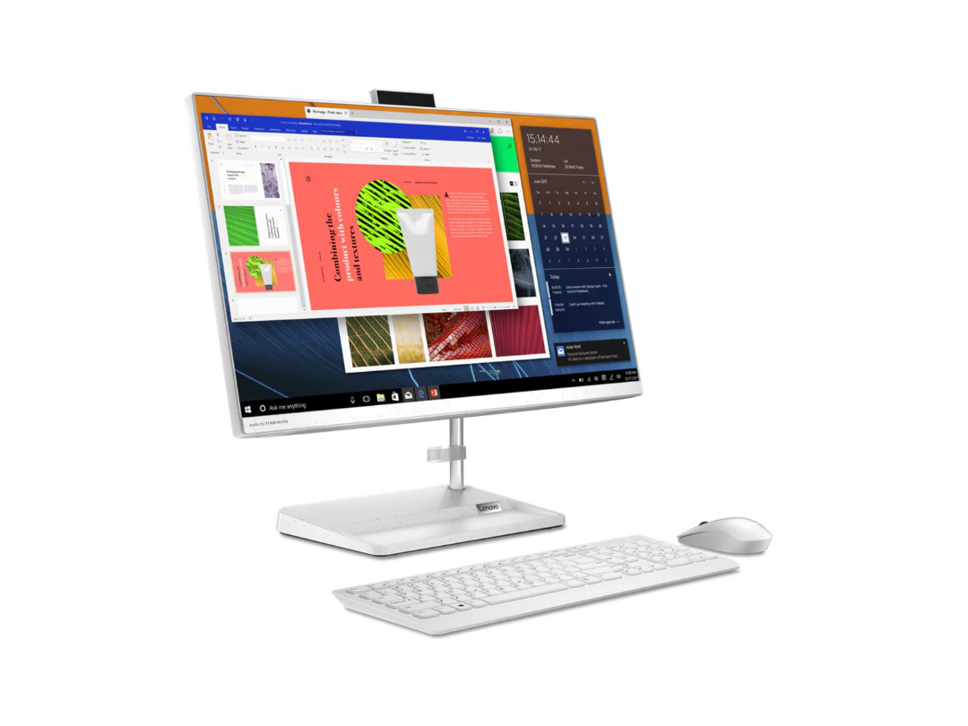 Lenovo IdeaCentre AIO 3 IdeaCentre All-in-One Computer PC 24ALC6 - AMD Ryzen 5 7430U, 8GB, 512 GB SSD, 23.8