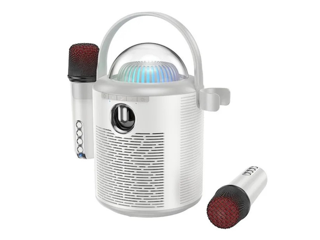 Hoco BS59 Pearlescent Bluetooth Speaker with Mic - Cold Gray