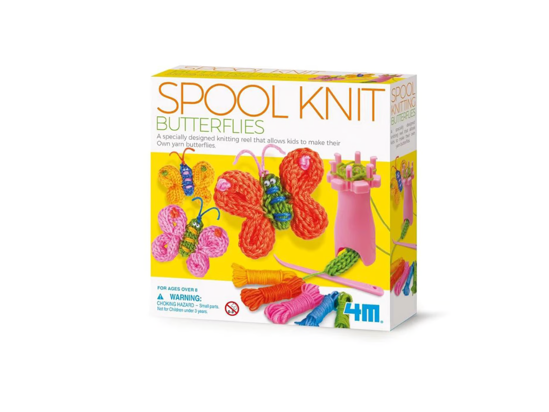 Buy 4M French Knit Butterfly Kit - Craft Kit for Kids in Qatar