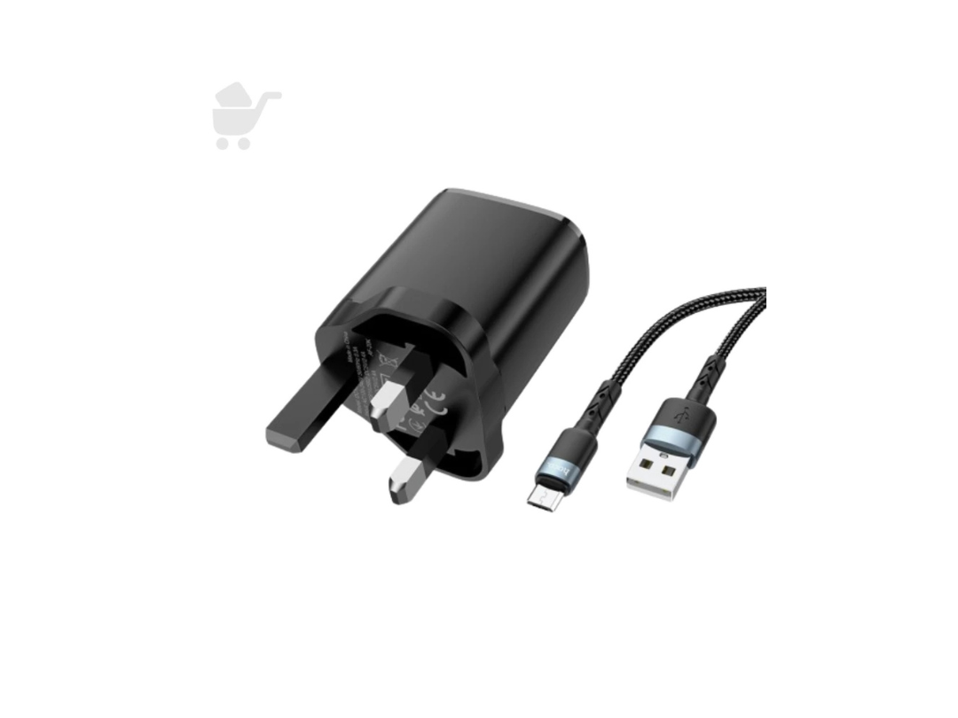 Hoco Dual Port Charger Set - DC16 - Micro (UK)