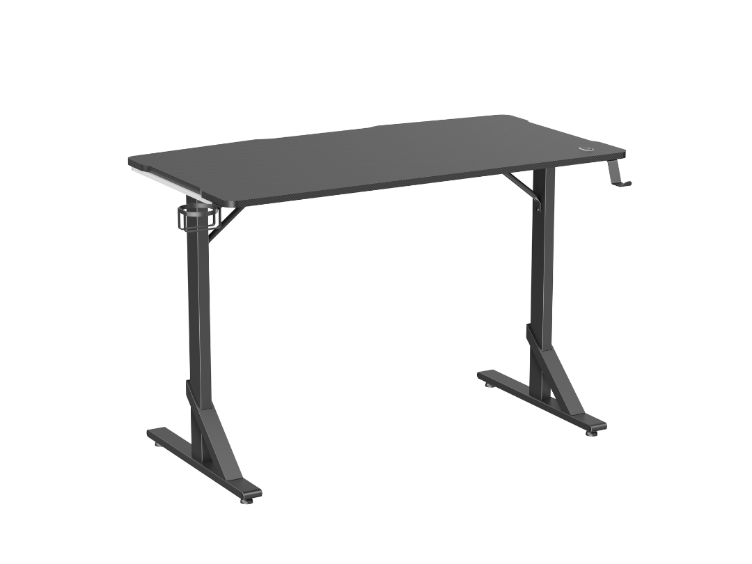 Lumi GMD11E-1 Heavy-Duty RGB Gaming Desk | 100 kg Support | Qatar