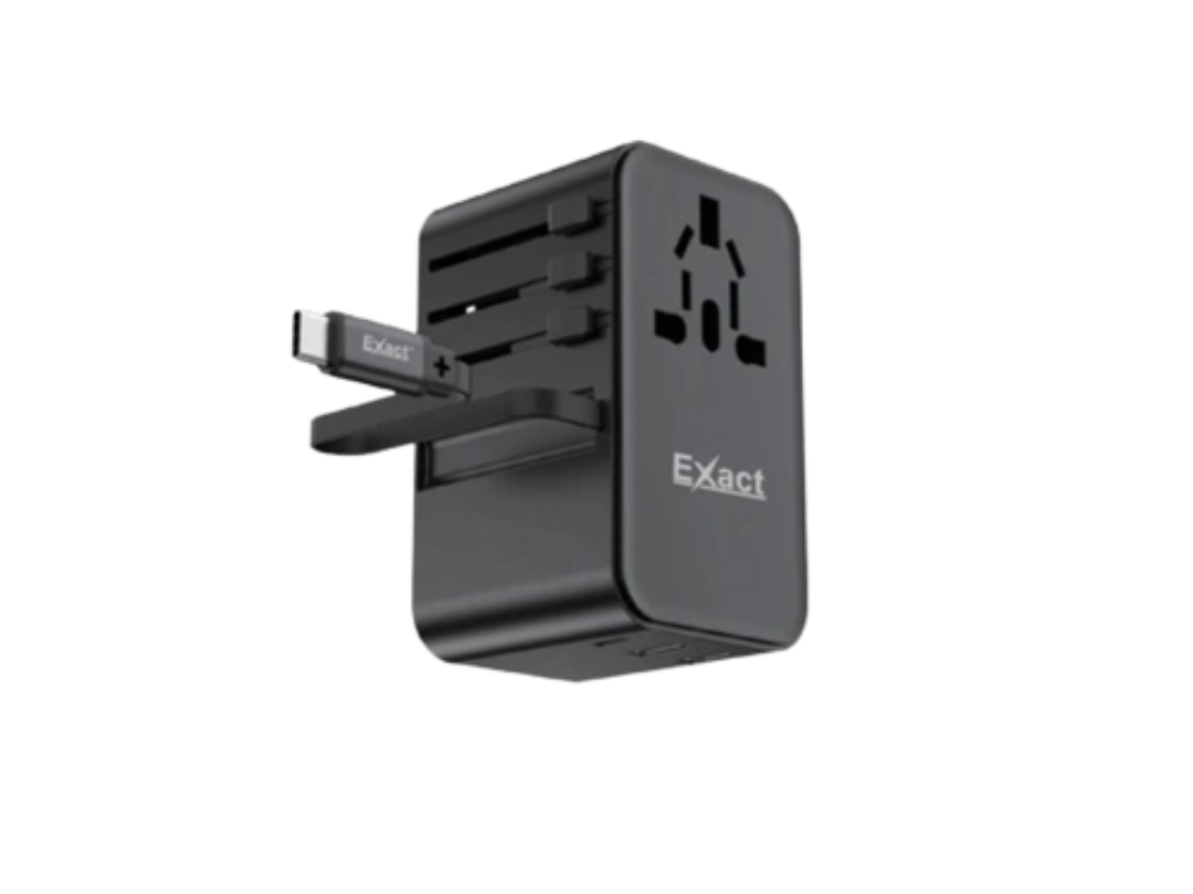 Buy Exact 35W GaN Universal Fast Charger with USB-C Cable – EX1205 in Qatar