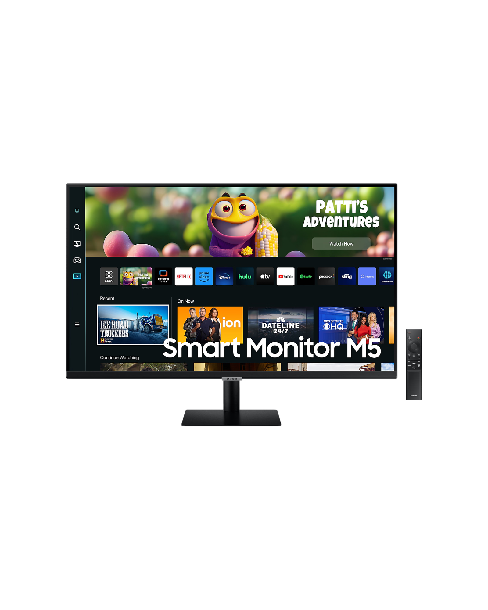 Samsung M5 32 inches FHD Smart Monitor with Smart TV Experience - White