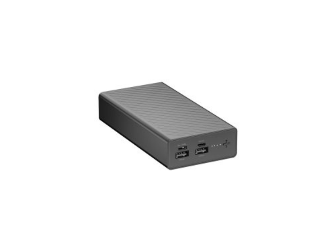 Platinum FLARE Power Bank 20000mAh - Fast PD Charging, Black