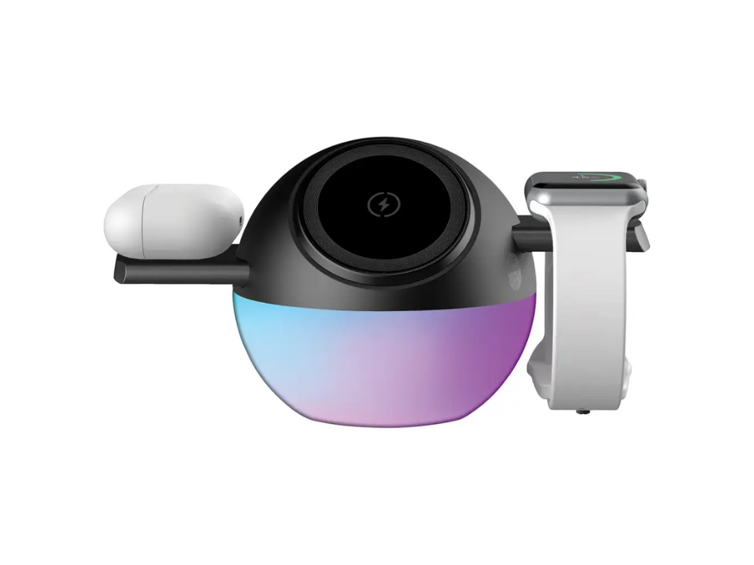 Buy Porodo Orbix 3-in-1 Wireless Charger | in Qatar