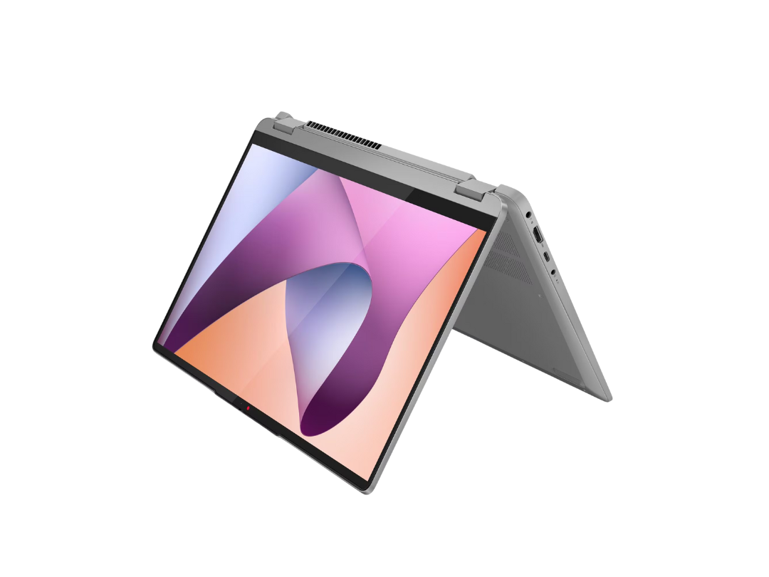 لابتوب لينوفو IdeaPad Flex 5 ثنائي الاستخدام، شاشة 14 بوصة، معالج Ryzen 7 7730U، ذاكرة وصول عشوائي 16 جيجابايت، قرص صلب SSD بسعة 1 تيرابايت، نظام تشغيل ويندوز 11، معالج رسومات AMD Radeon مدمج، لون رمادي، 82XX00ABAX