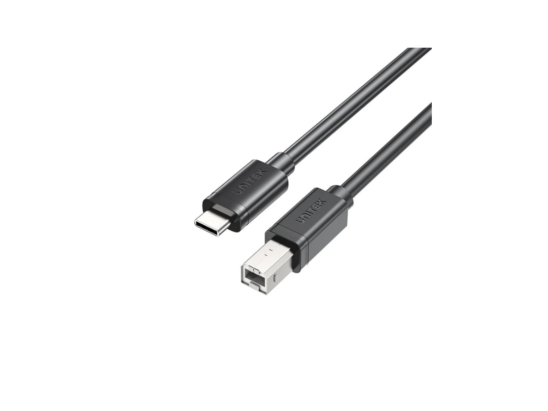 Unitek USB-C to USB-B Data & Charging Cable - 2M for Printers & More