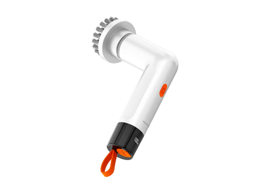 Buy Porodo MiniSpin 10W Electric Cleaning Brush – White | in Qatar
