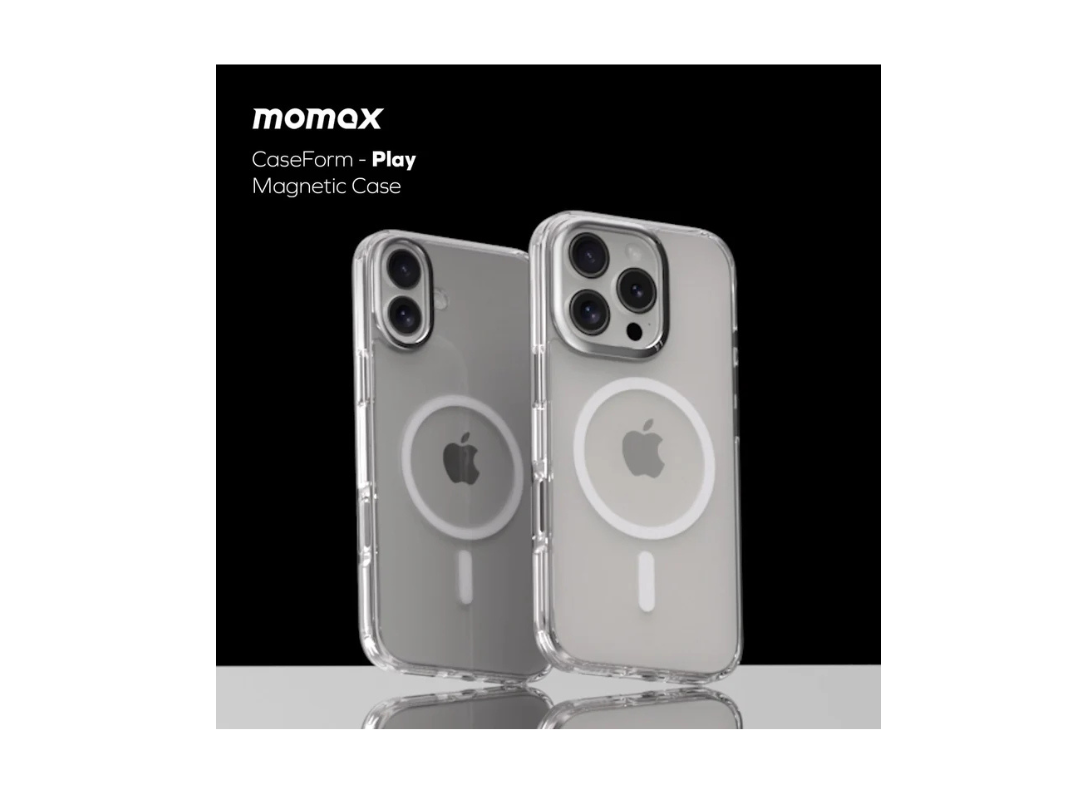 Buy Momax CaseForm Play Clear Case for iPhone 16 Pro with MagSafe in Qatar