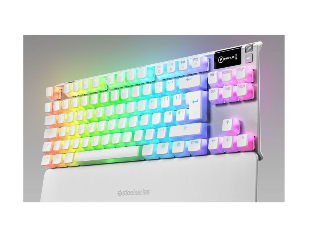 Steelseries Apex 7 TKL Mechanical Gaming Keyboard - Ghost Edition (Red Switch)