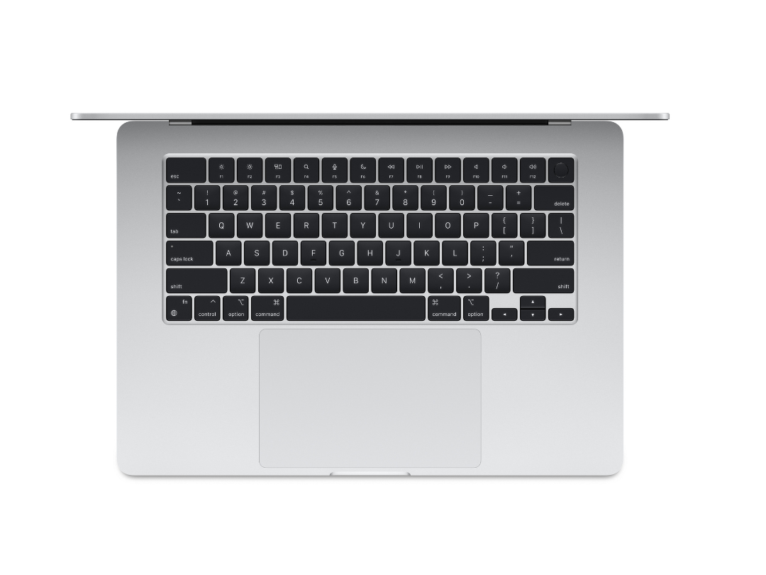 Apple MacBook Air مقاس 15 بوصة (2024) - M3 مع وحدة المعالجة المركزية 8 النواة / ذاكرة الوصول العشوائي 8 جيجابايت / SSD 256 جيجابايت / وحدة معالجة الرسومات 10 النواة / macOS Sonoma / لوحة المفاتيح الإنجليزية والعربية / رمادي فلكي