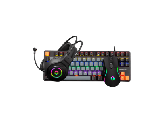 GAMEON VIPER XI All-In-One Gaming Bundle – Keyboard, Mouse, Headset