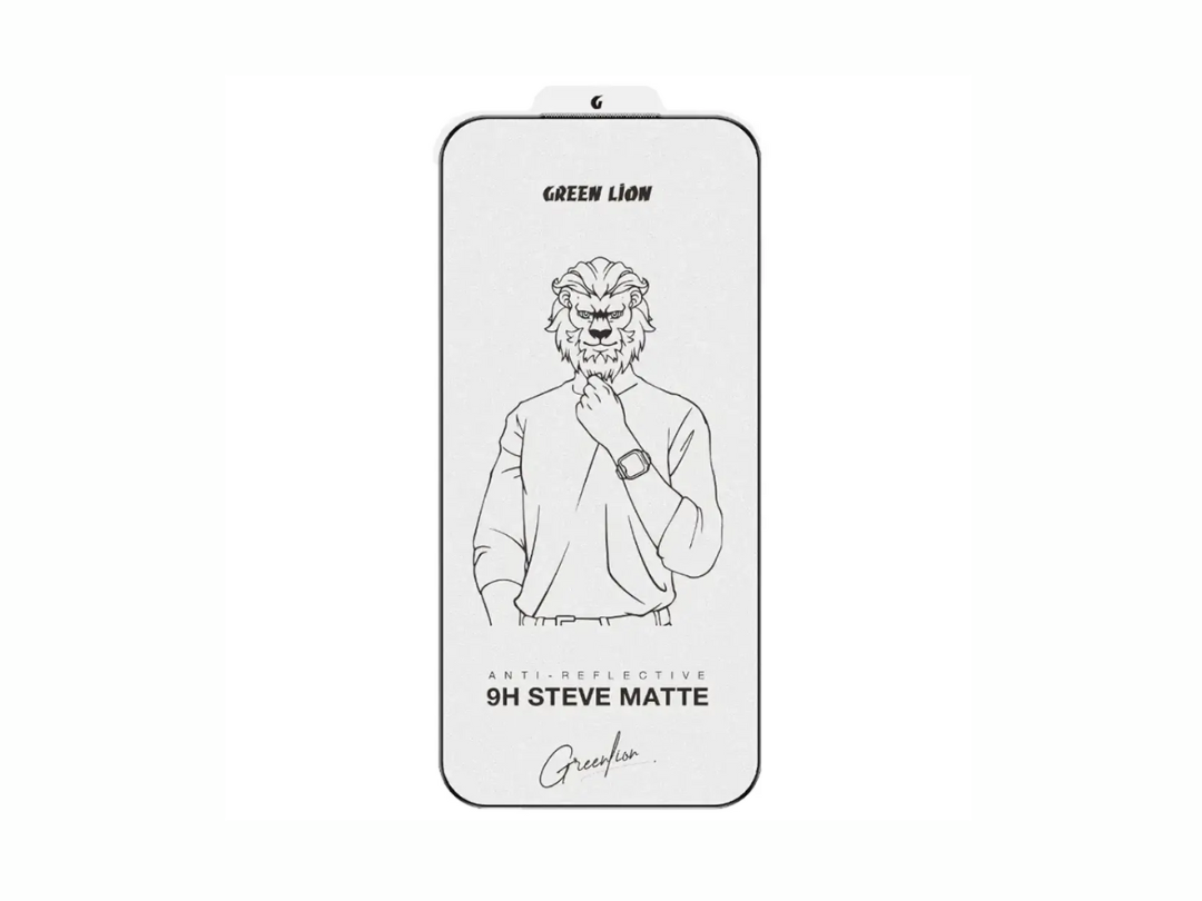 Green Lion iPhone 17 Pro/ 17 Pro Max 9H Steve Matte AG Screen Glass Protector - Clear Green Lion iPhone 17 Pro/ 17 Pro Max 9H Steve Matte AG Screen Glass Protector - Clear