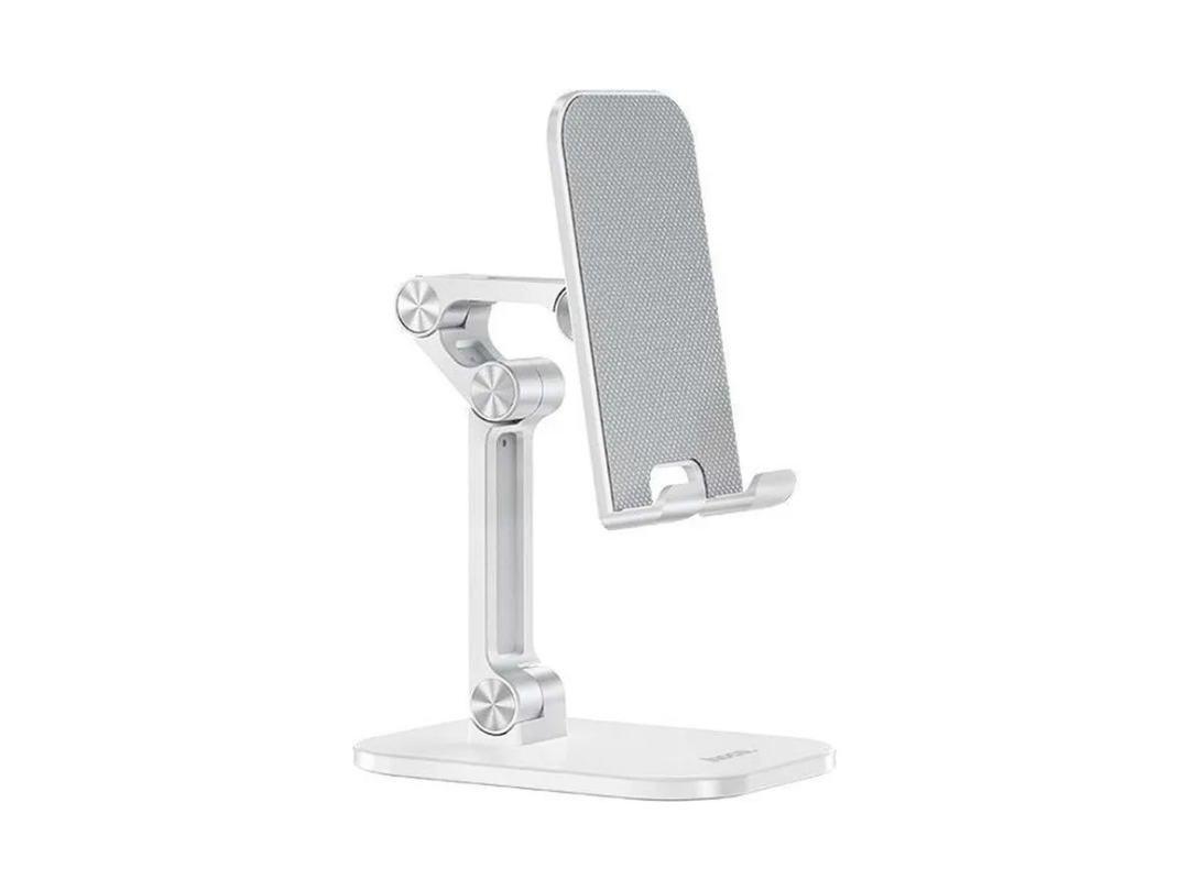 Hoco PH34 Excellent double folding desktop stand White for Smartphones, iPad or tablet( 4.7