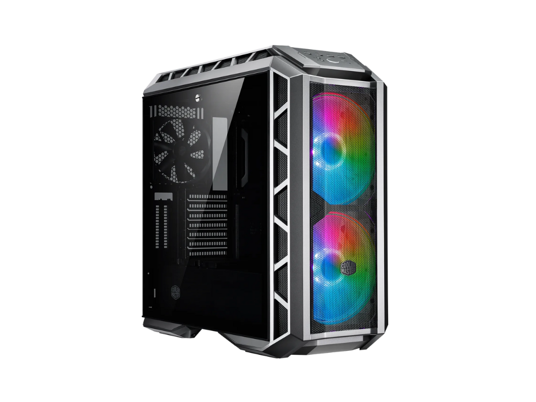 Cooler Master MCM-H500P-MGNN-S01 MasterCase Black ATX Mid-Tower PC Case w/ Front Mesh Ventilation, 2x 200mm RGB Fans