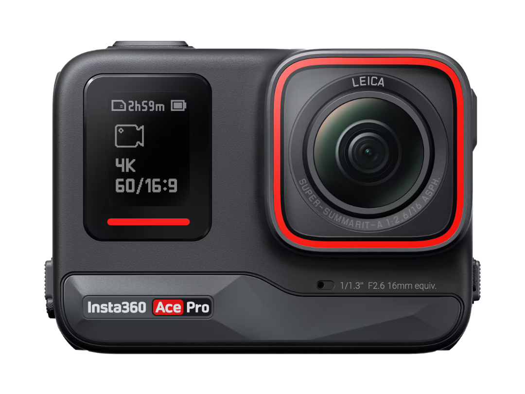 كاميرا أكشن Insta360 Ace Pro - لون أسود 