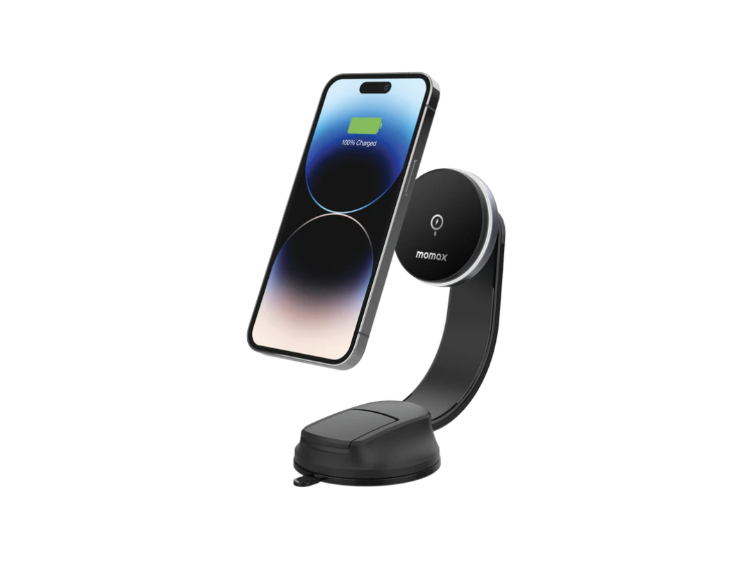 Buy Momax Q.Mag Mount5 Magnetic Wireless Charging Car Mount 15W in Qatar