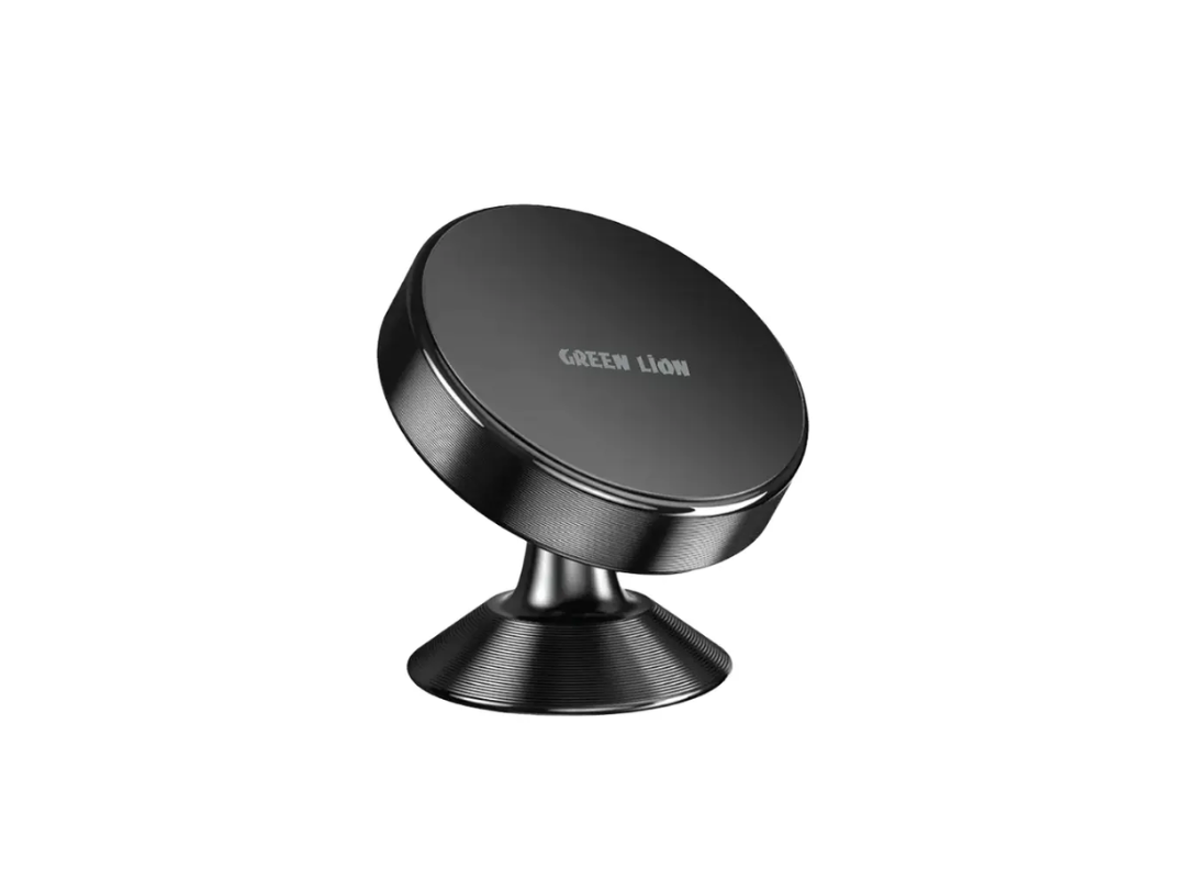 Green Lion Mini Lite Car Phone Mount – Black | Magnetic & Compact