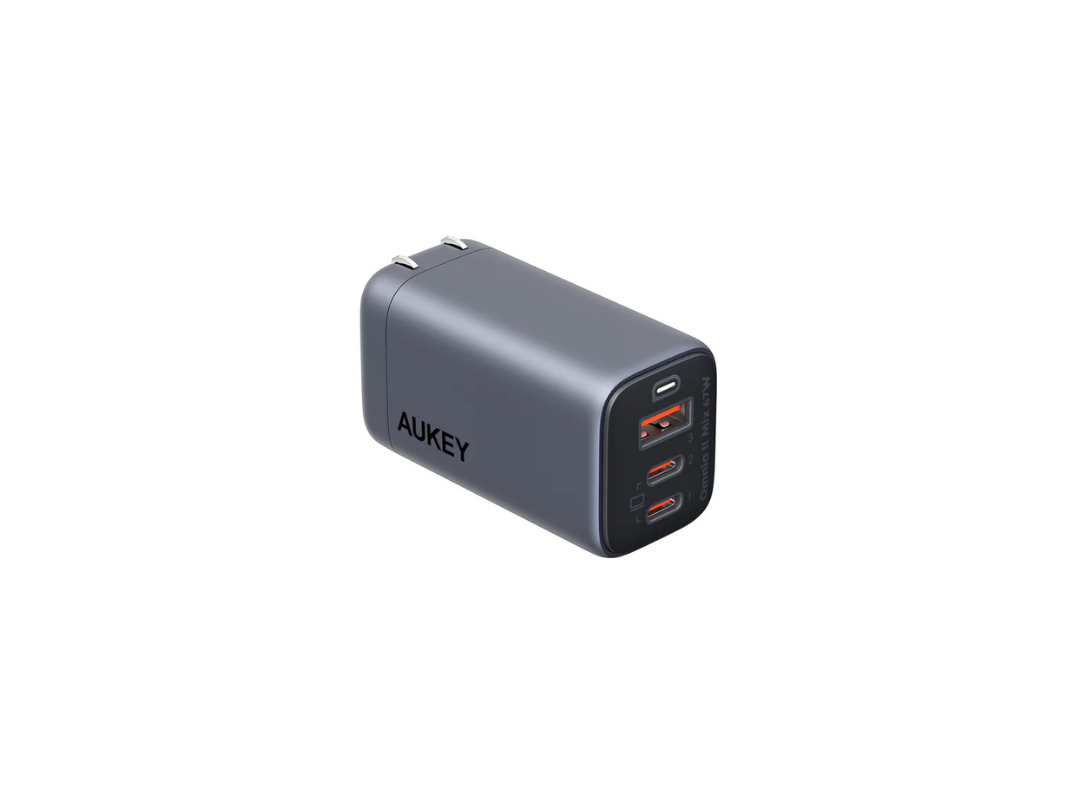 Buy Aukey PA-B6U 67W UFCS 3-Port Wall Charger Fast Multi-Device Charger in Qatar