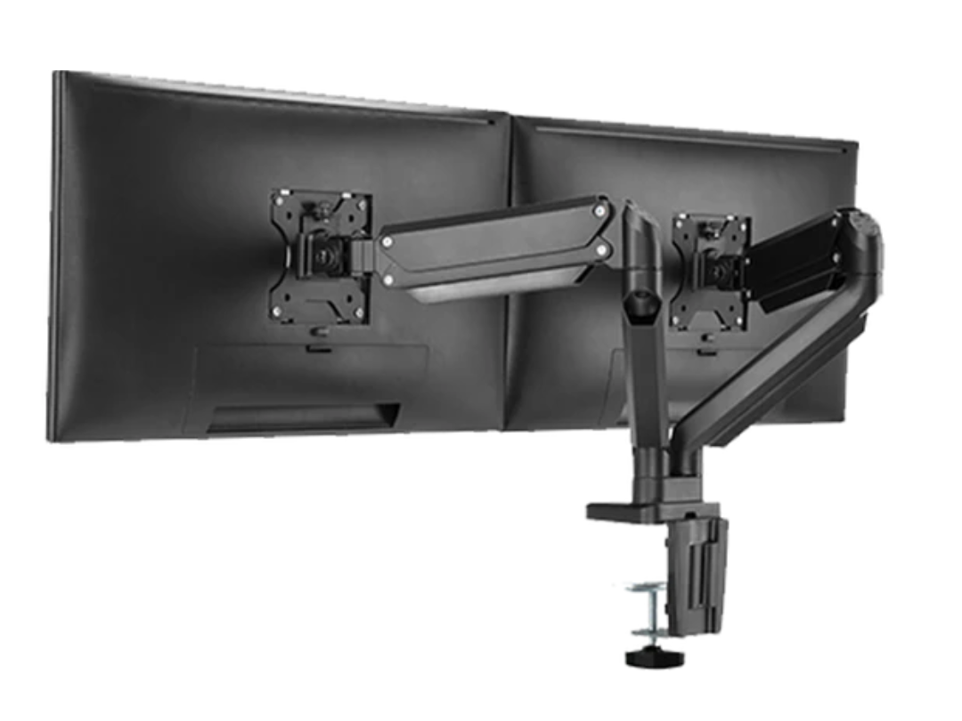 Buy Twisted Minds Dual Monitor Gas Arm – Premium Black | in Qatar