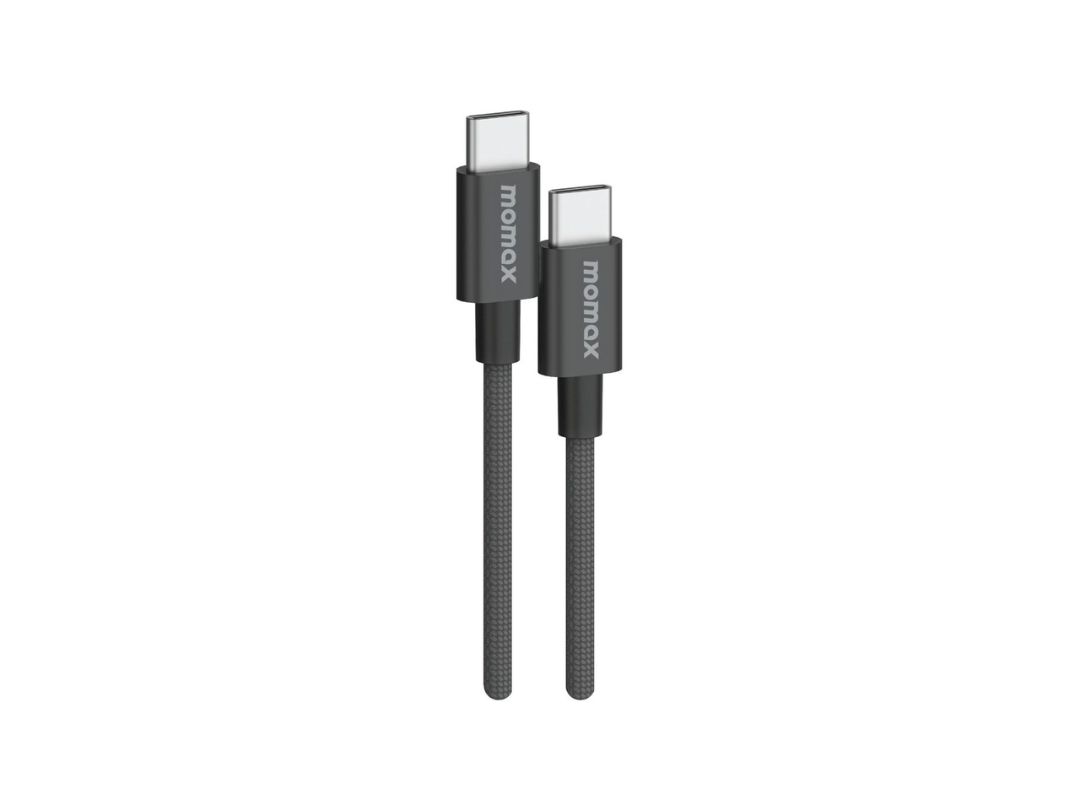 Buy Momax Elite 60W USB-C to USB-C Cable 1.5m  Fast Charging Black in Qatar