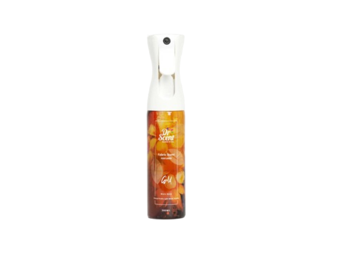 Dr Scent Fabric Spray Gold - Freshen Fabrics with Luxurious Fragrance