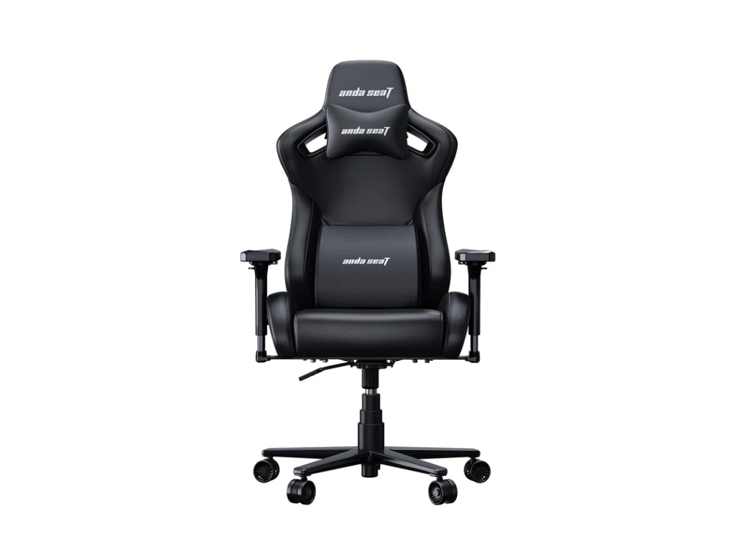 AndaSeat Kaiser Frontier XL Gaming Chair - PVC Leather, Black/Red