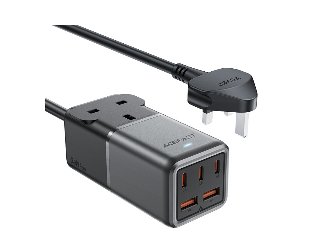 Acefast Z3 PD75W GaN Power Strip (3xUSB-C, 2xUSB-A) UK | Qatar