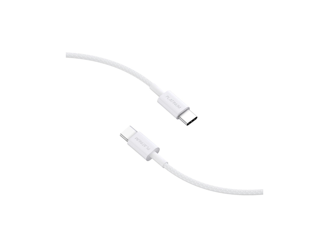 Buy Platinum FLARE PD Cable Type-C 100W 1.2M - White in Qatar.