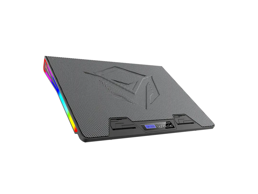 Buy Meetion MT‑CP5050 RGB Laptop Cooling Pad – Adjustable Stand in Qatar