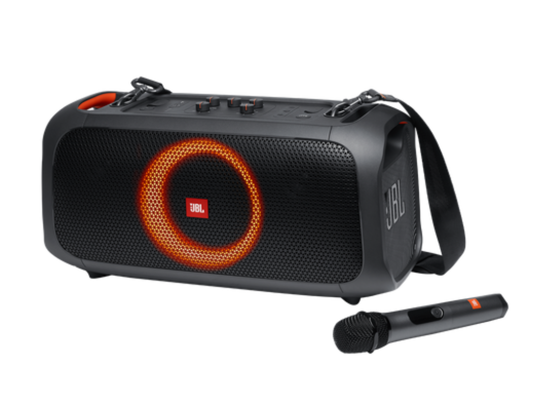 JBL Partybox ON-THE-GO 2 100W Portable Bluetooth Party Speaker with Wireless Digital Mic