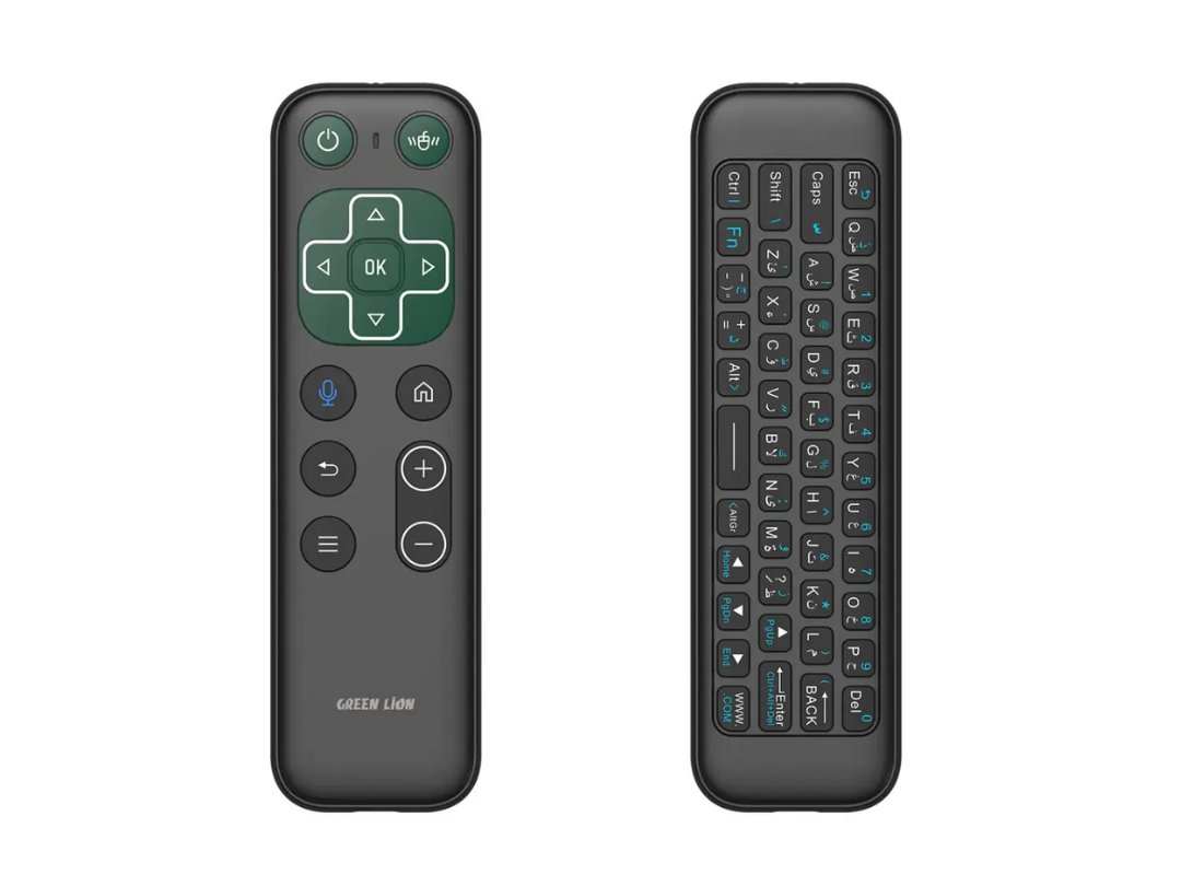 Buy Green Lion Wireless Remote Keyboard & Mouse – Black | in Qatar 