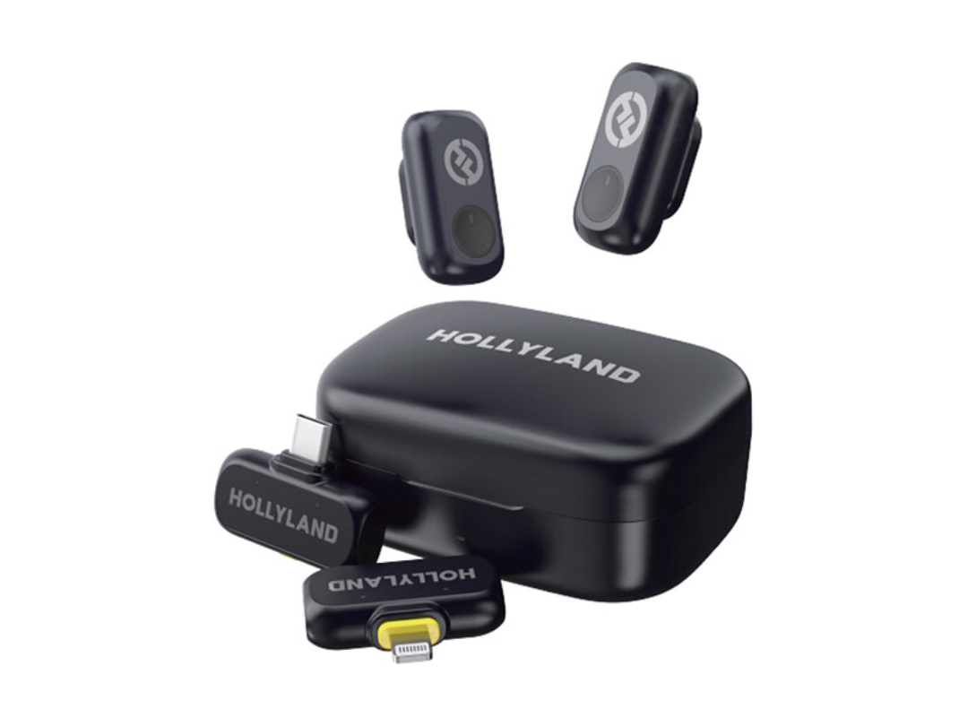 Buy Hollyland LARK A1 Combo Dual Wireless Mic System – in Qatar