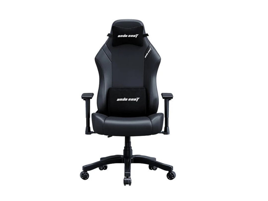 AndaSeat LUNA Large Gaming Chair - PVC Leather, Ergonomic, Black